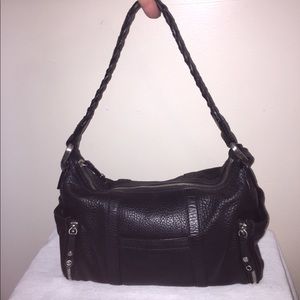 MINT! Cole Haan Black Leather shoulder bag purse.